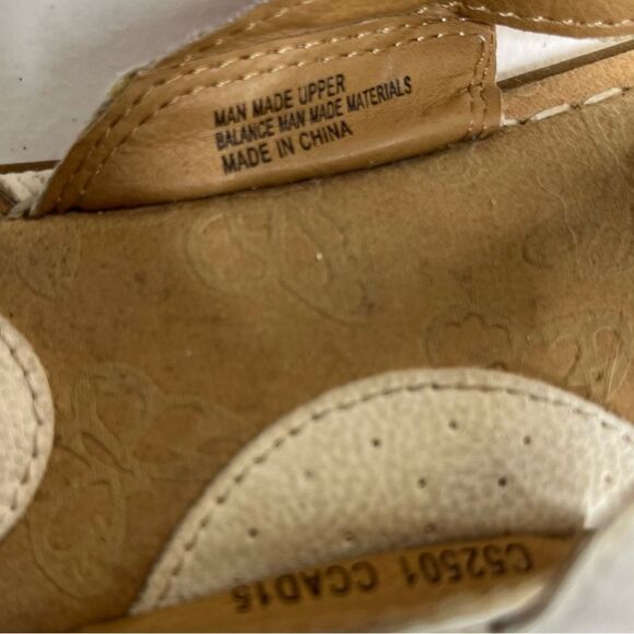 BOC Born Concepts White Faux Leather Thong Sandals Flip Flops Slides Women 9 - Picture 11 of 13